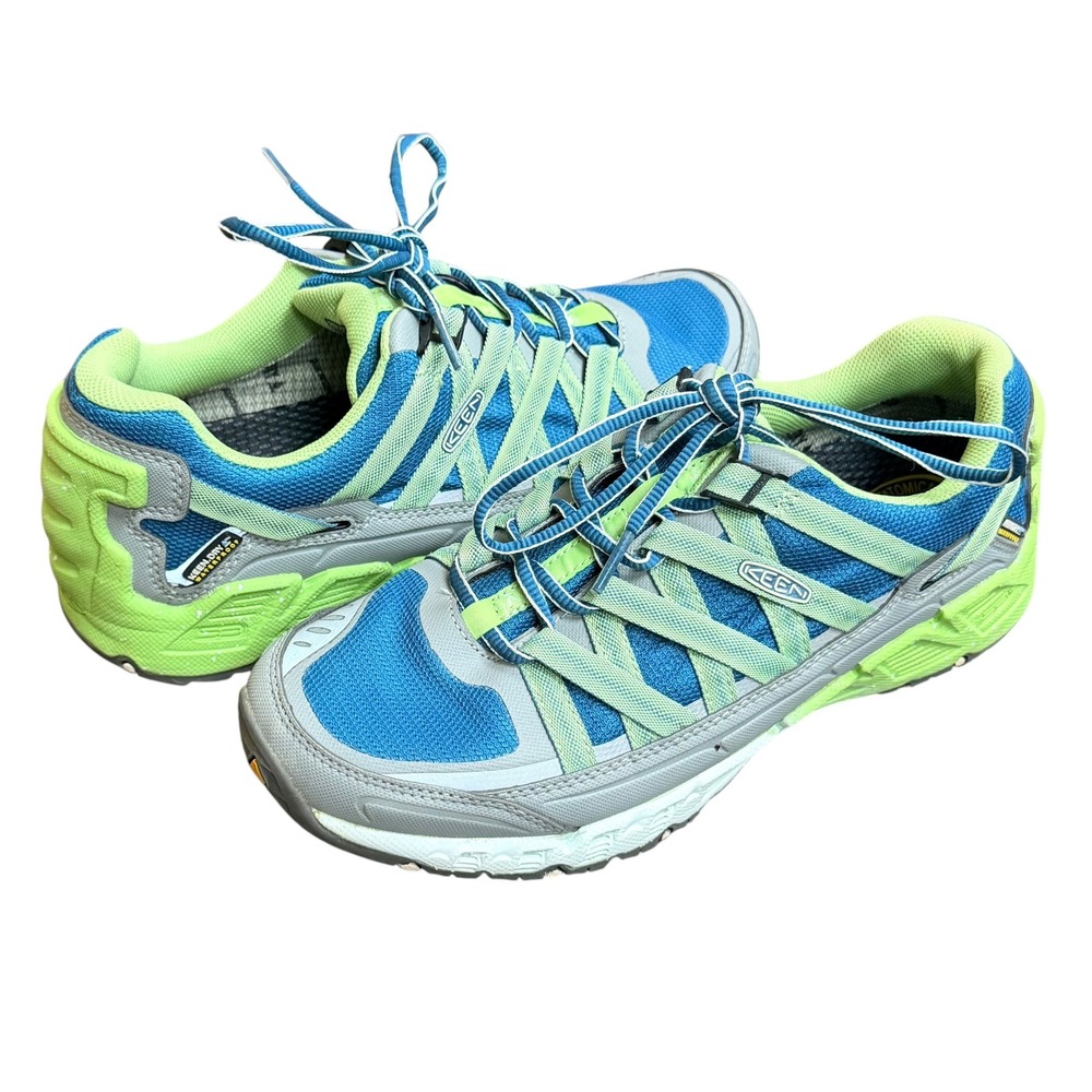 Keen Verastrail Hiking Shoes Women 7.5 Blue Marshall Waterproof Trail Sneakers